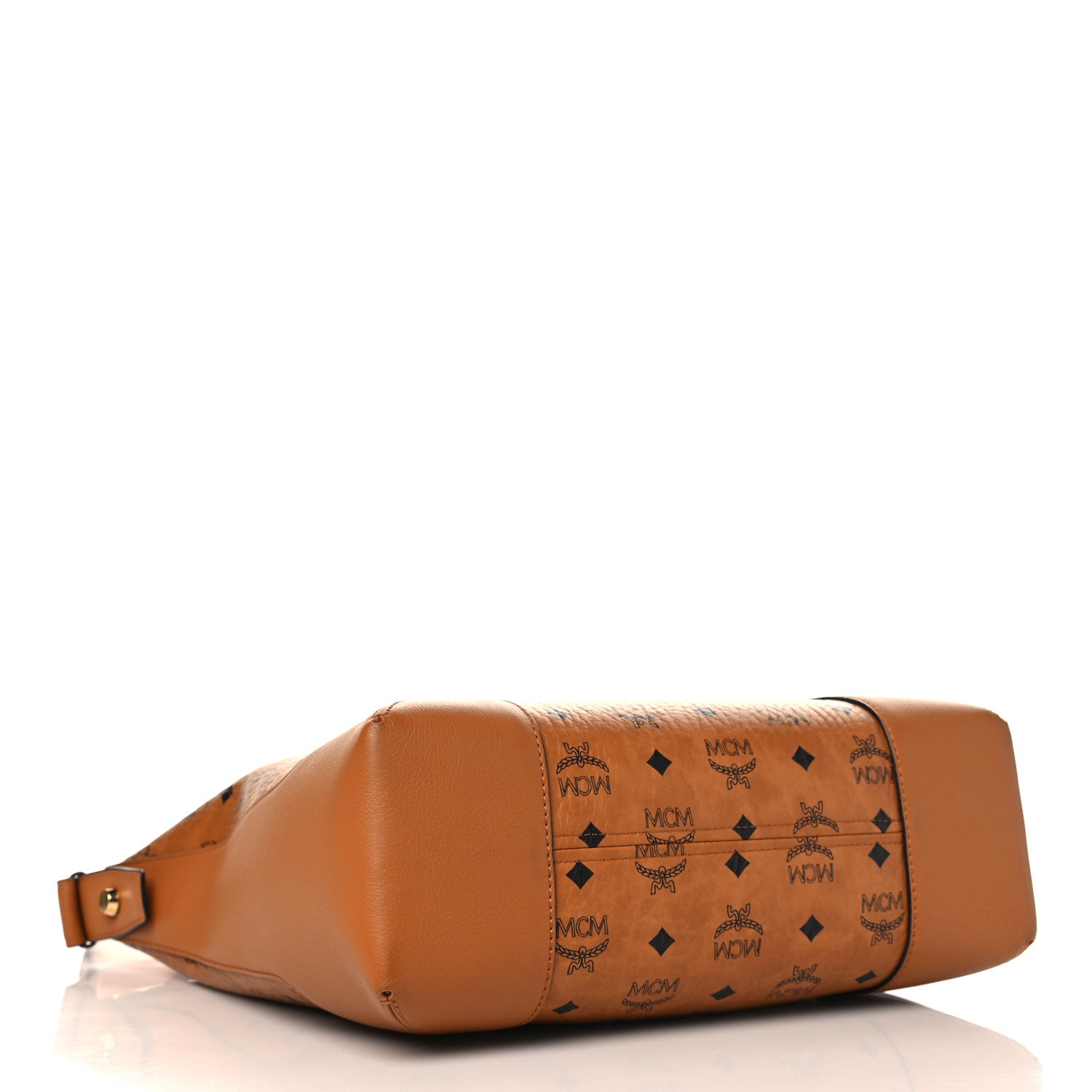 MCM Visetos Large Klara Hobo Cognac 3 of 7