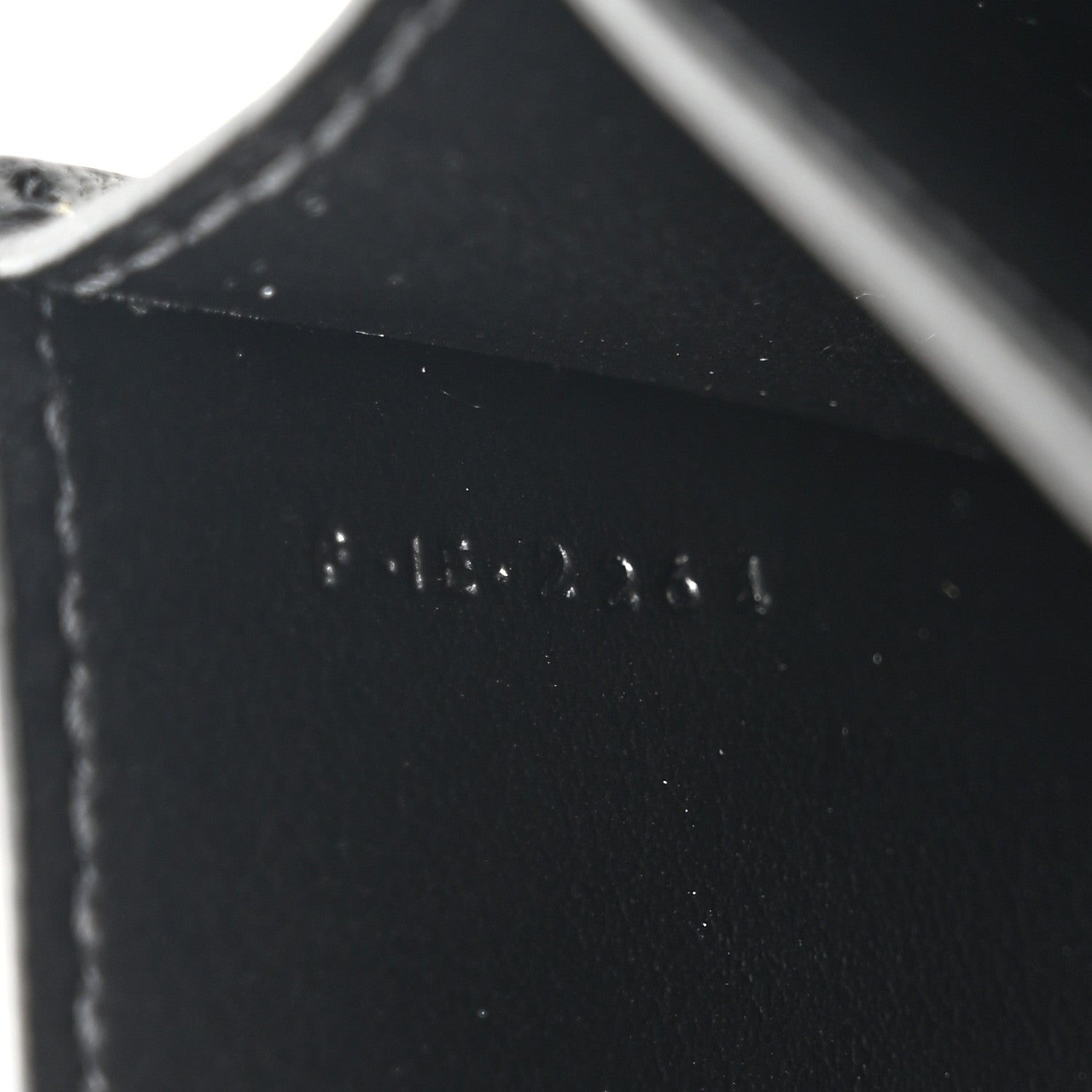 Celine Shiny Calfskin Triomphe Busincess Card Holder Black 9 of 10
