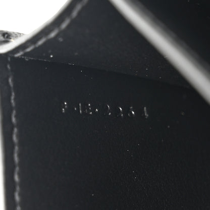 Celine Shiny Calfskin Triomphe Busincess Card Holder Black 9 of 10