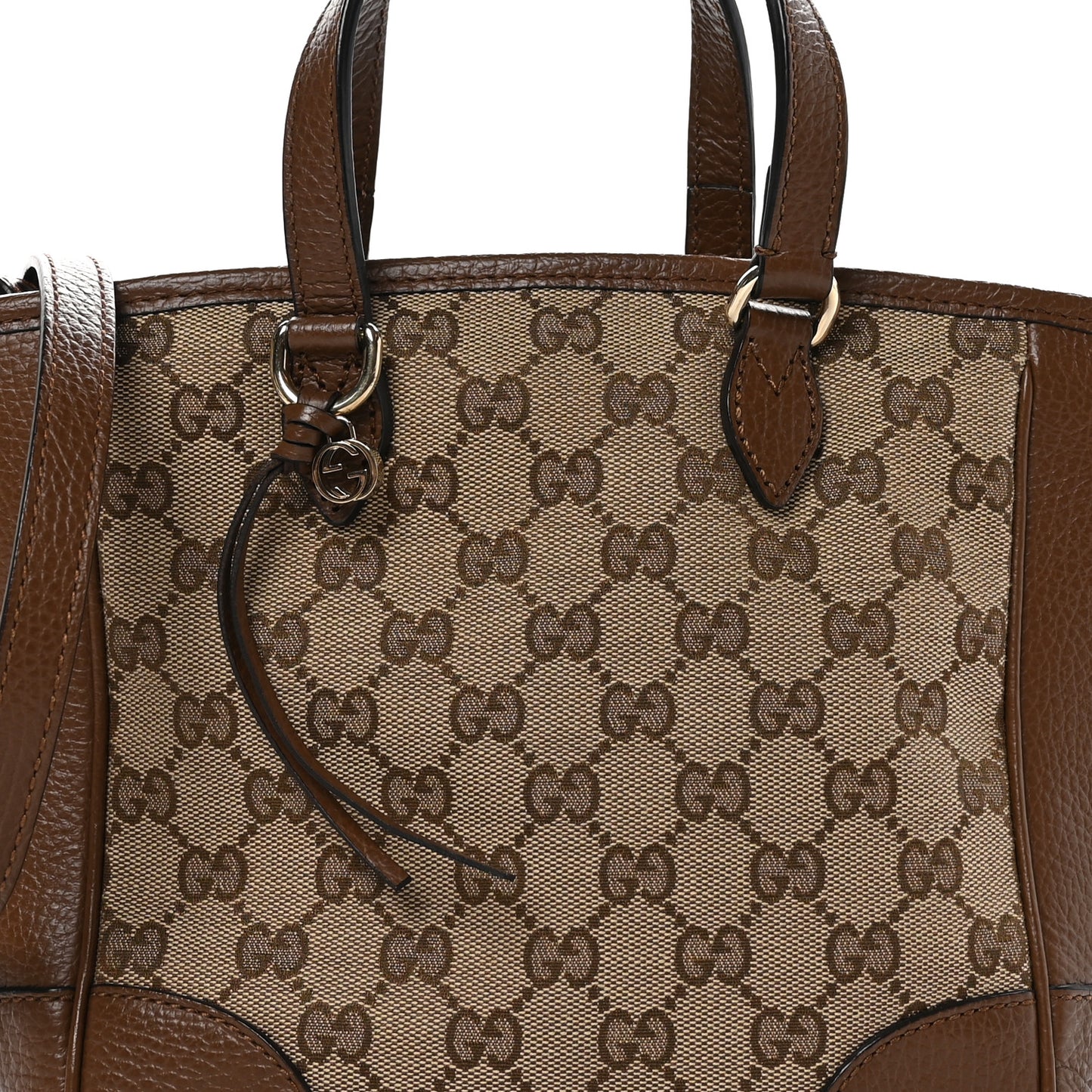 Monogram Small Bree Tote Beige Tabacco