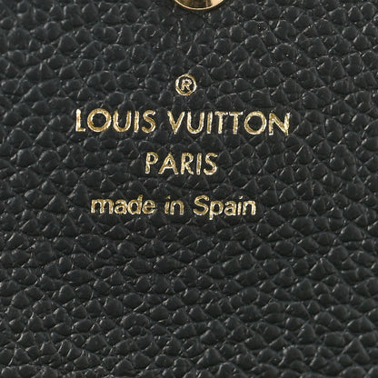 Louis Vuitton Empreinte Monogram Giant Emilie Wallet Black Beige 6 of 7