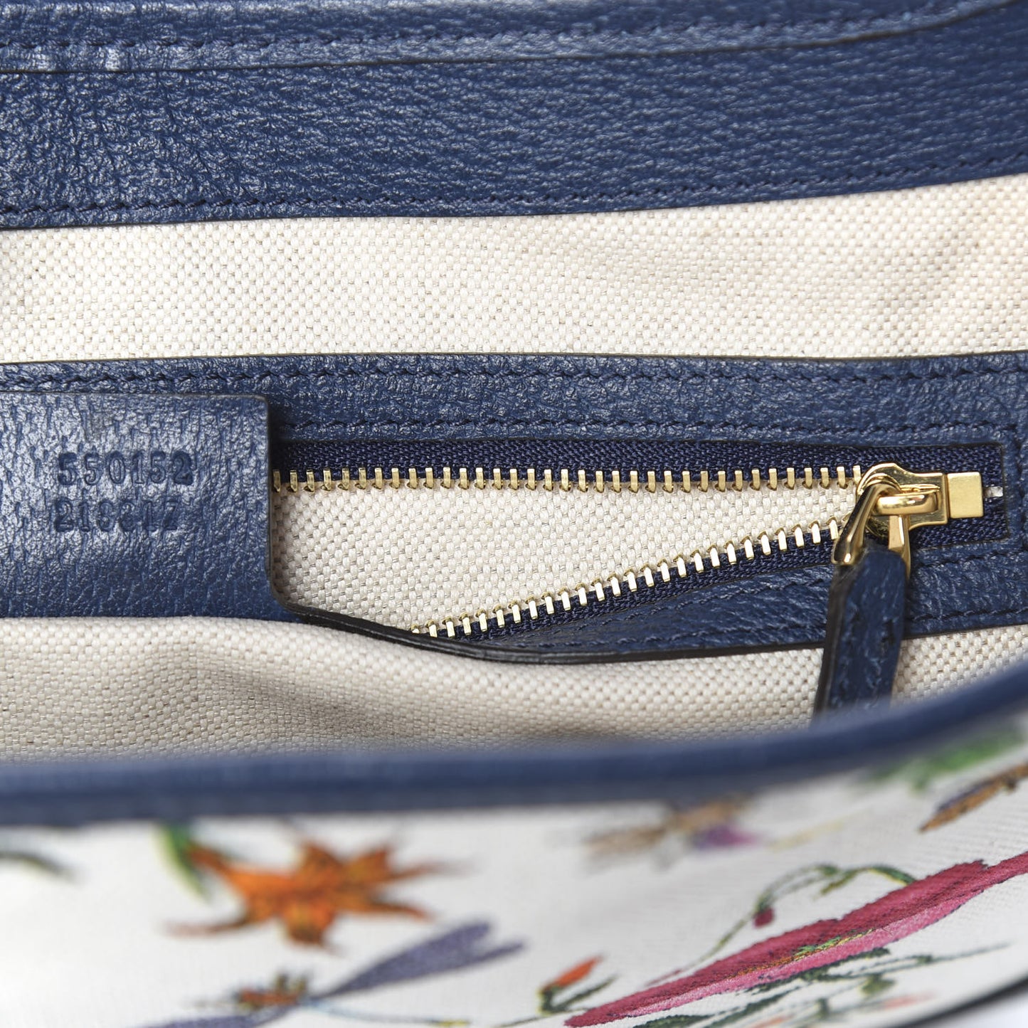 Canvas Flora Medium Jackie Hobo Blue Agata