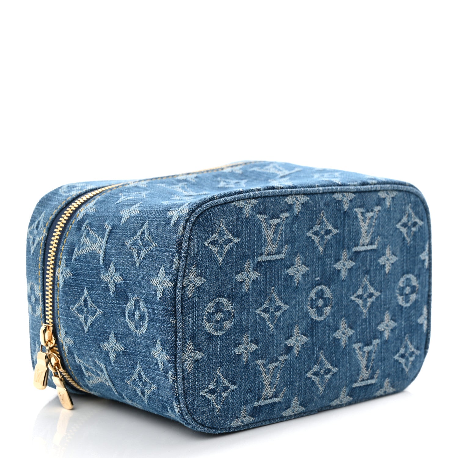 Louis Vuitton Monogram Denim Nice Mini Blue 4 of 7