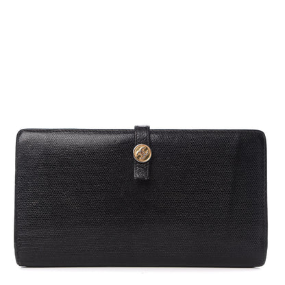 Chanel Grained Calfskin CC Button Wallet Black 1 of 8