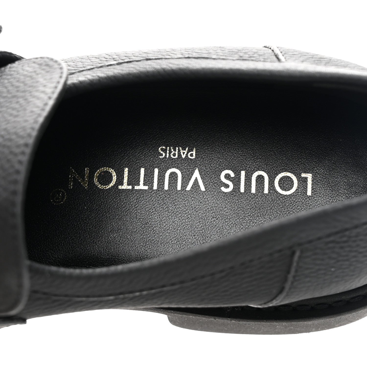 Louis Vuitton Calfskin Womens Twist Loafers 38 Black 8 of 9