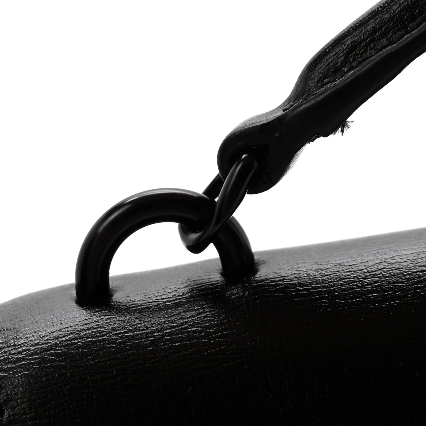 Calfskin Monogram Sunset Chain Wallet Black