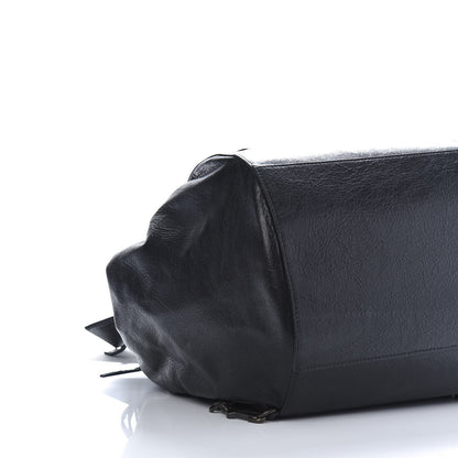 Balenciaga Agneau Classic Hardware Zip Traveler Backpack Black 6 of 11