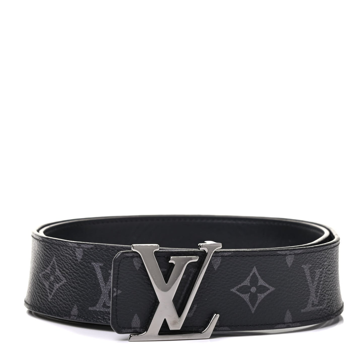 Monogram Eclipse Taigarama 40mm LV Initiales Reversible Belt 90 36 Black