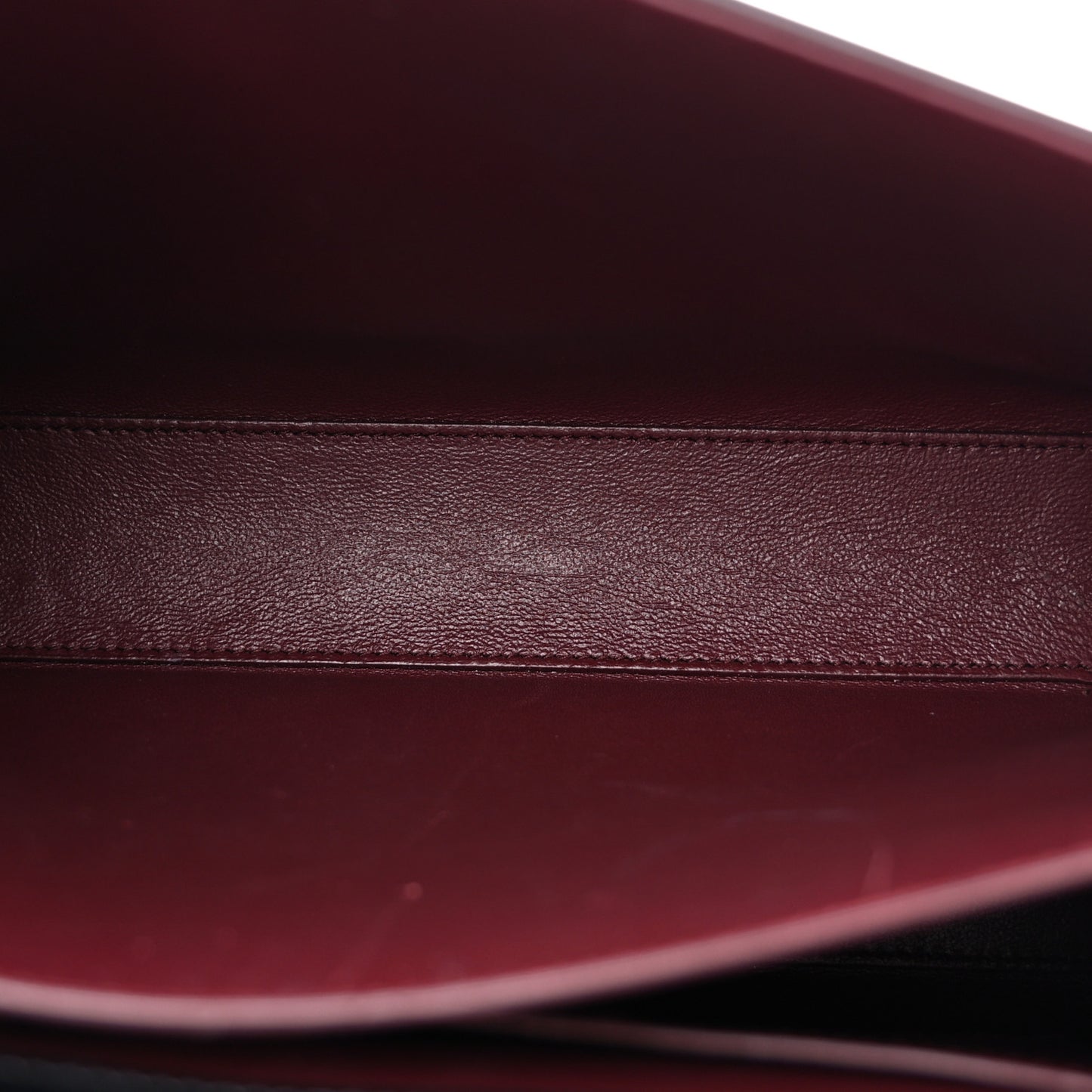 Smooth Calfskin Medium Classic Monogram Cassandra Top Handle Black Rouge Legion