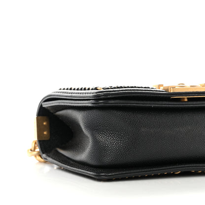 Chanel Caviar Quilted Small Chain Around Boy Flap Black 9 of 11