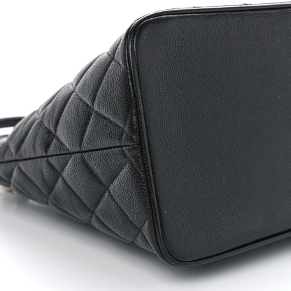 Chanel Caviar Quilted Medallion Tote Black 9 of 10