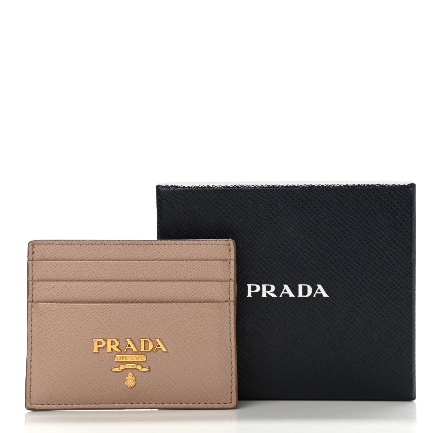 Prada Saffiano Metal Card Holder Cammeo 8 of 8