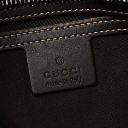 Gucci GG Supreme Monogram Medium Zippered Shopping Tote  Dark Brown 6 of 11