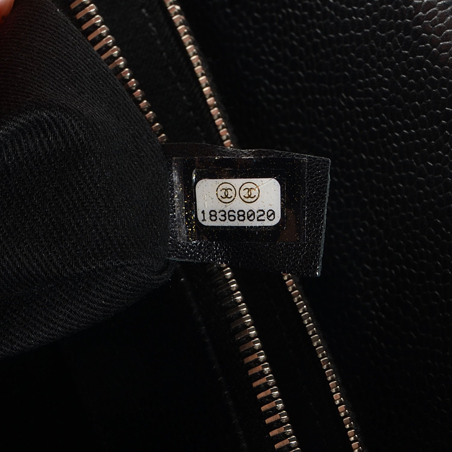 Chanel Caviar CC Timeless Tote Black 8 of 8