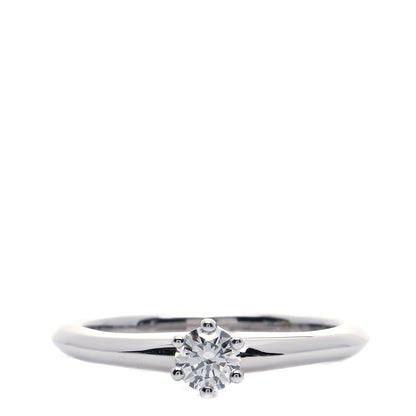 Tiffany Platinum Diamond .21ct Solitaire Engagement Ring 49 4.75 1 of 6