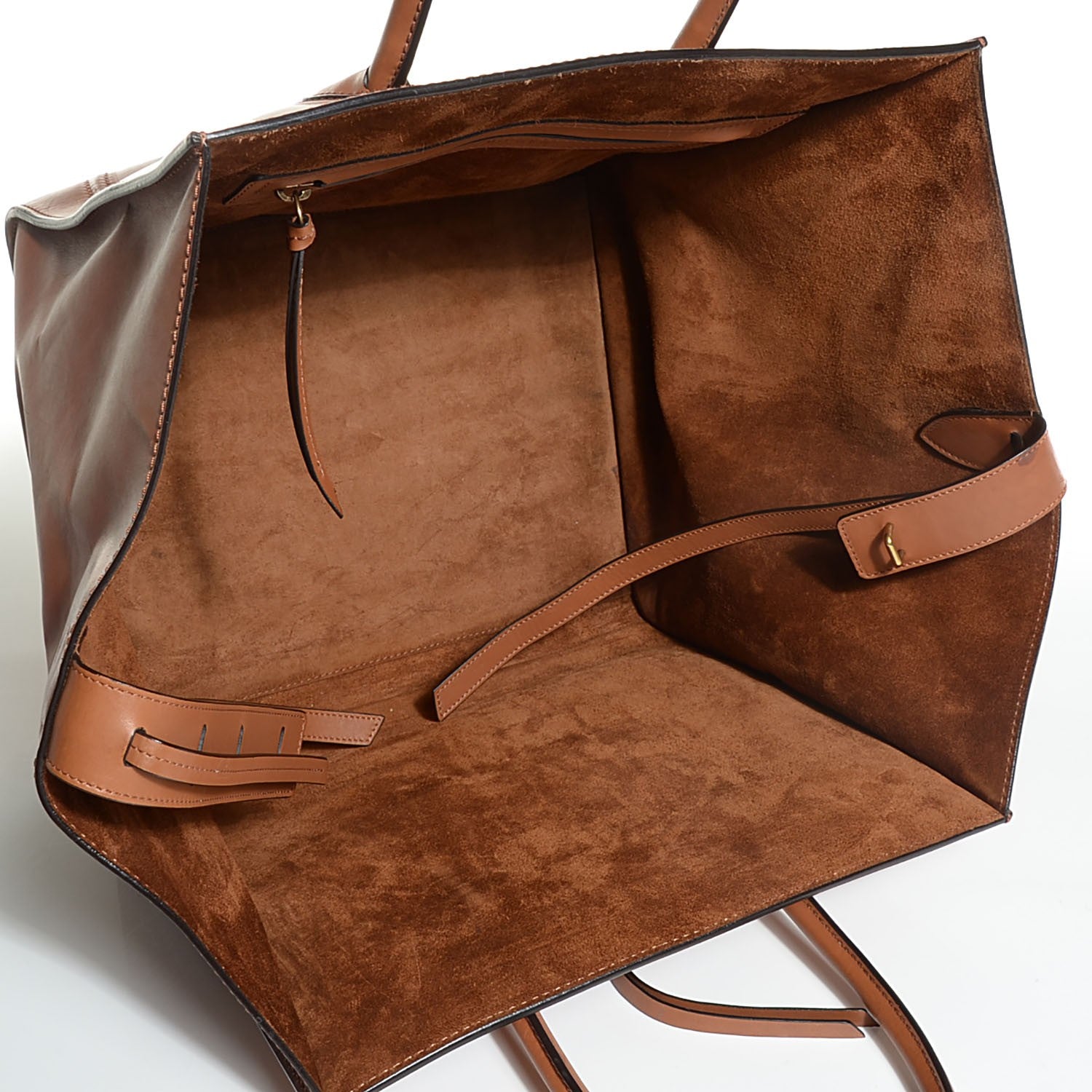 Celine Natural Calfskin Medium Phantom Luggage Tan 5 of 9