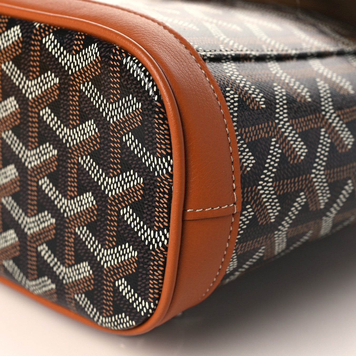 Goyard Goyardine Calfskin Mini Alpin Backpack Black Gold 9 of 9
