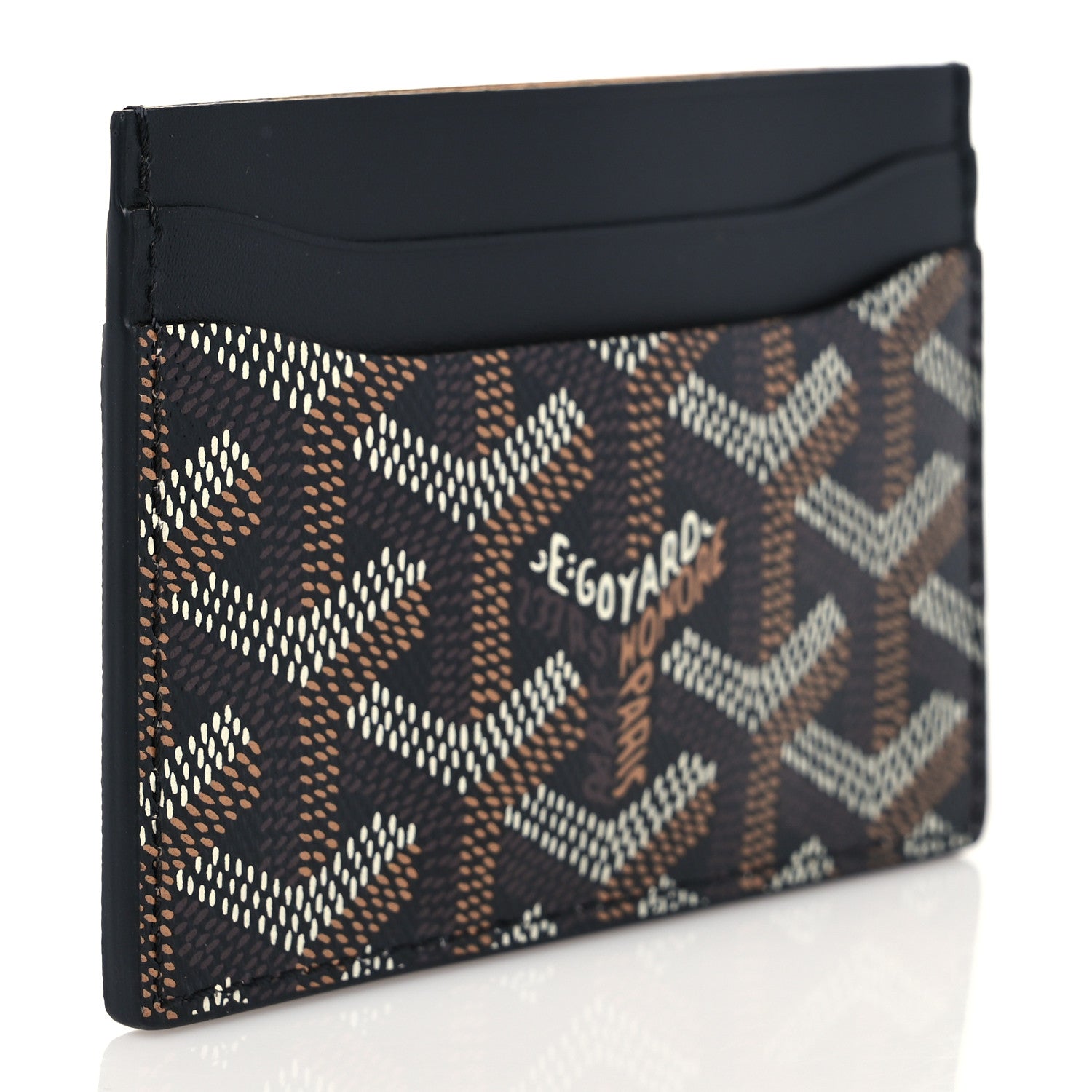 Goyard Goyardine Saint Sulpice Card Holder Black 3 of 6