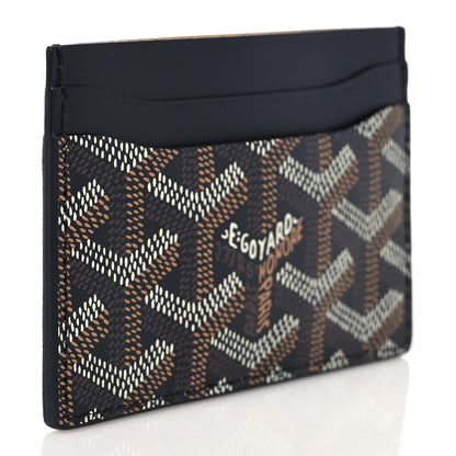 Goyard Goyardine Saint Sulpice Card Holder Black 3 of 6