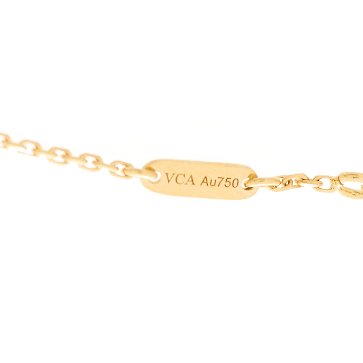 Van Cleef & Arpels 18K Yellow Gold Mother of Pearl Sweet Alhambra Bracelet 3 of 4