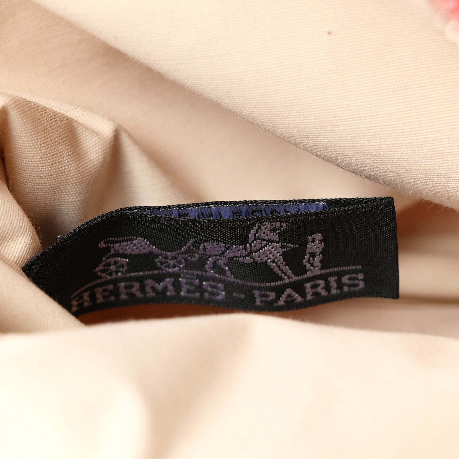 Hermes Cotton Canvas Mini Bolide Travel Cosmetic Pouch Feu 6 of 8