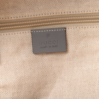 Gucci GG Supreme Monogram Medium Classic Backpack Ecru Grigio 8 of 9