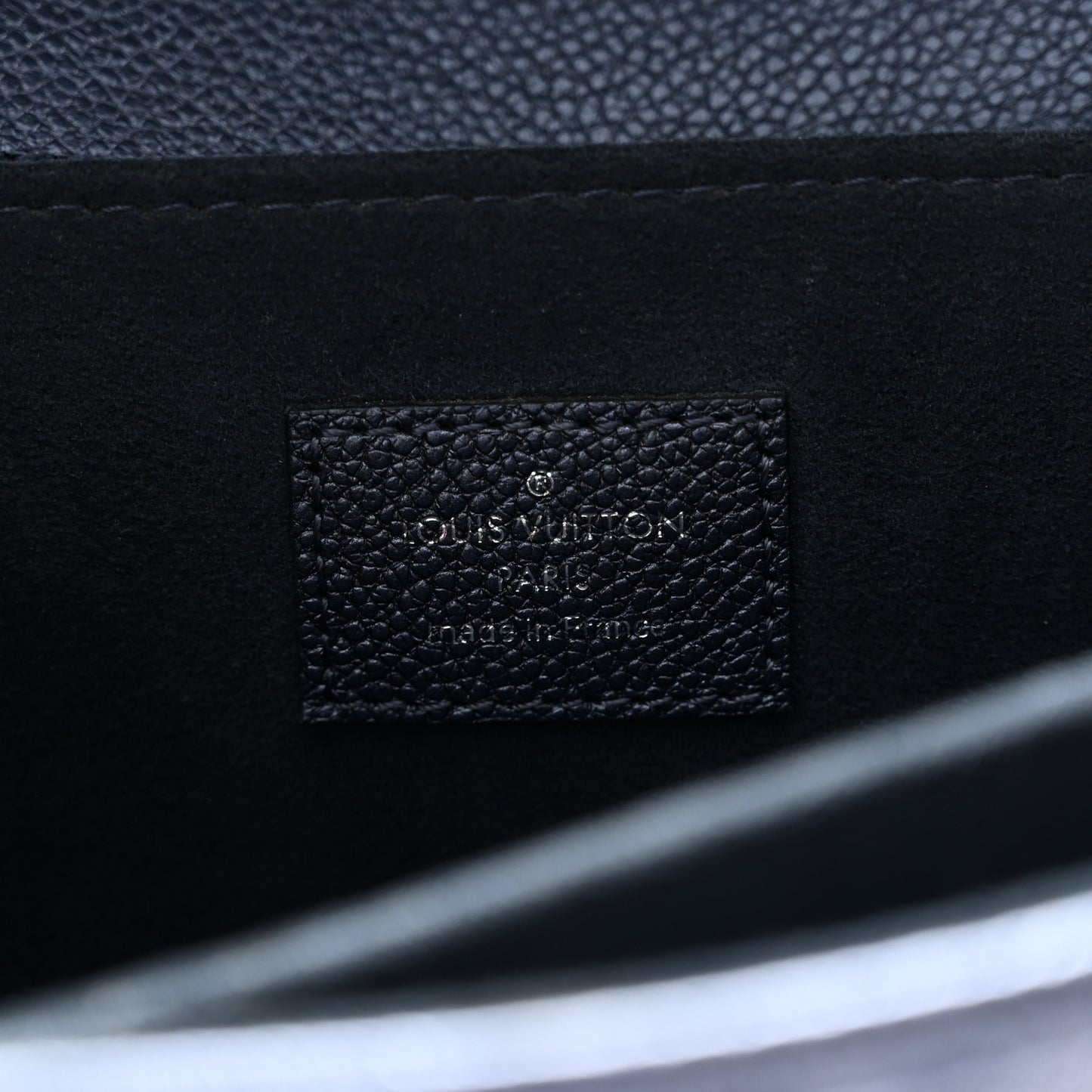 Metallic Empreinte Monogram Giant Pochette Metis Navy Nacre