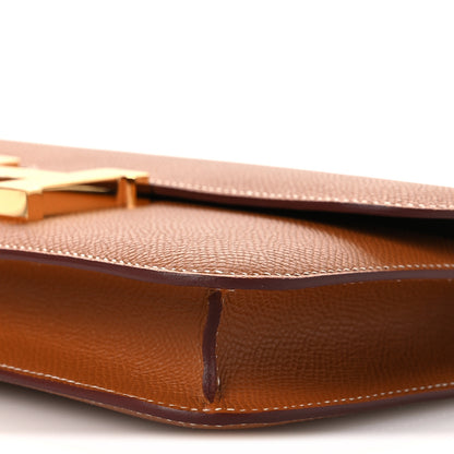 Hermes Epsom Constance 1-Elan Gold Gold 11 of 14