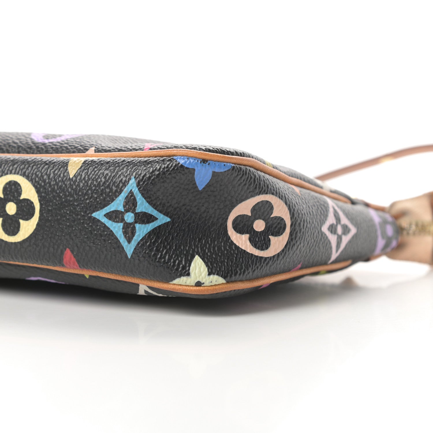 Louis Vuitton Monogram Multicolor Pochette Accessories Black 10 of 11