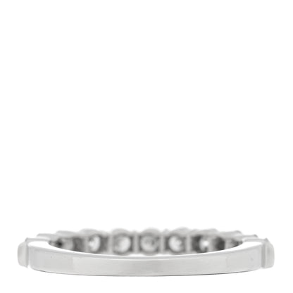 Tiffany Platinum Diamond .66ctw Half Circle Band Ring 49 4.75 3 of 4