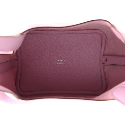 Hermes Taurillon Clemence Picotin Lock 18 PM Mauve Sylvestre 4 of 8