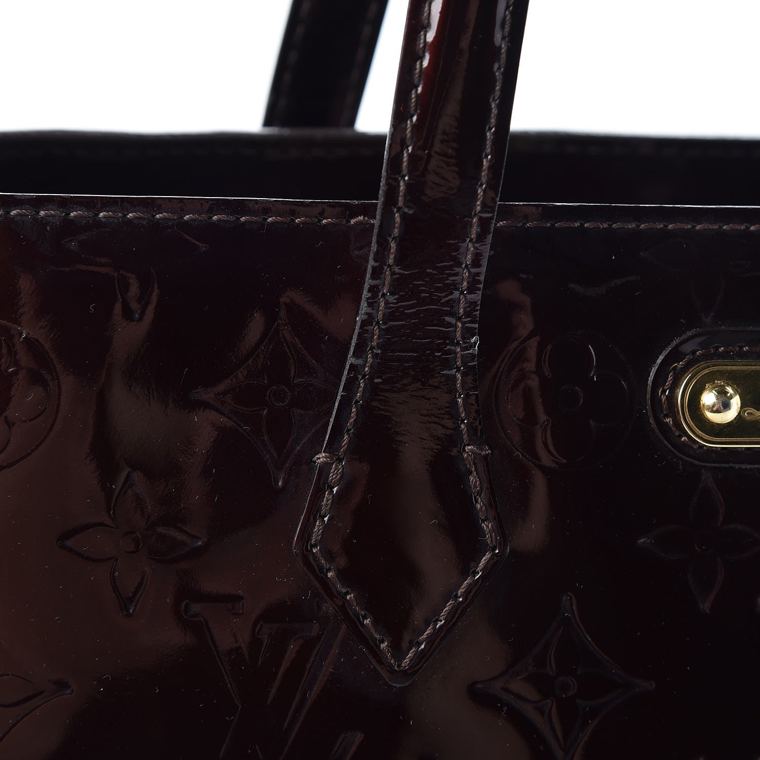Louis Vuitton Vernis Wilshire MM Amarante 10 of 19