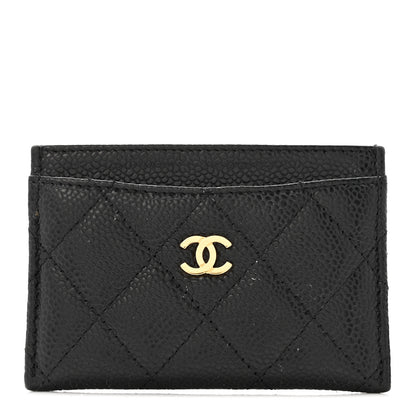 Chanel Caviar Quilted Card Holder Black 1 of 11