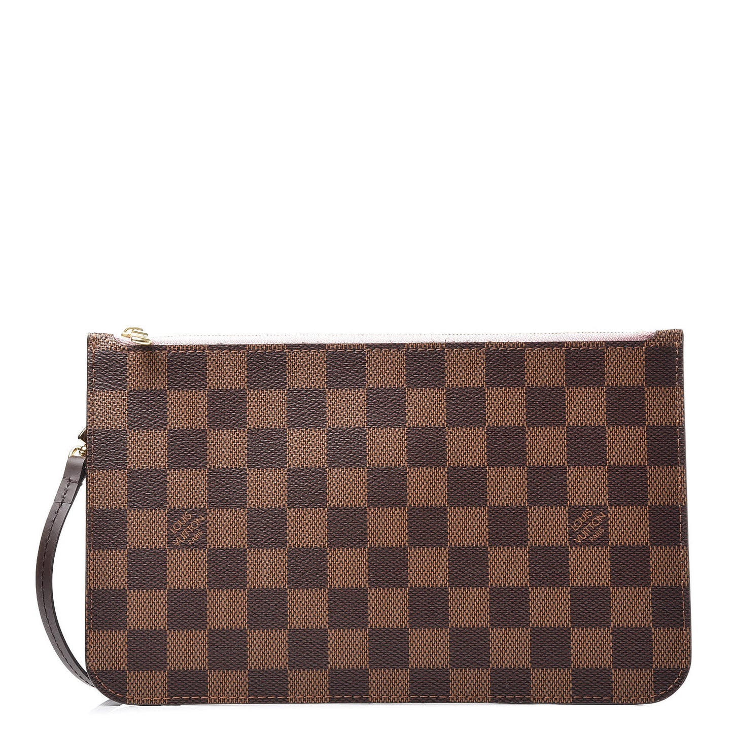 Damier Ebene Neverfull MM GM Pochette Rose Ballerine