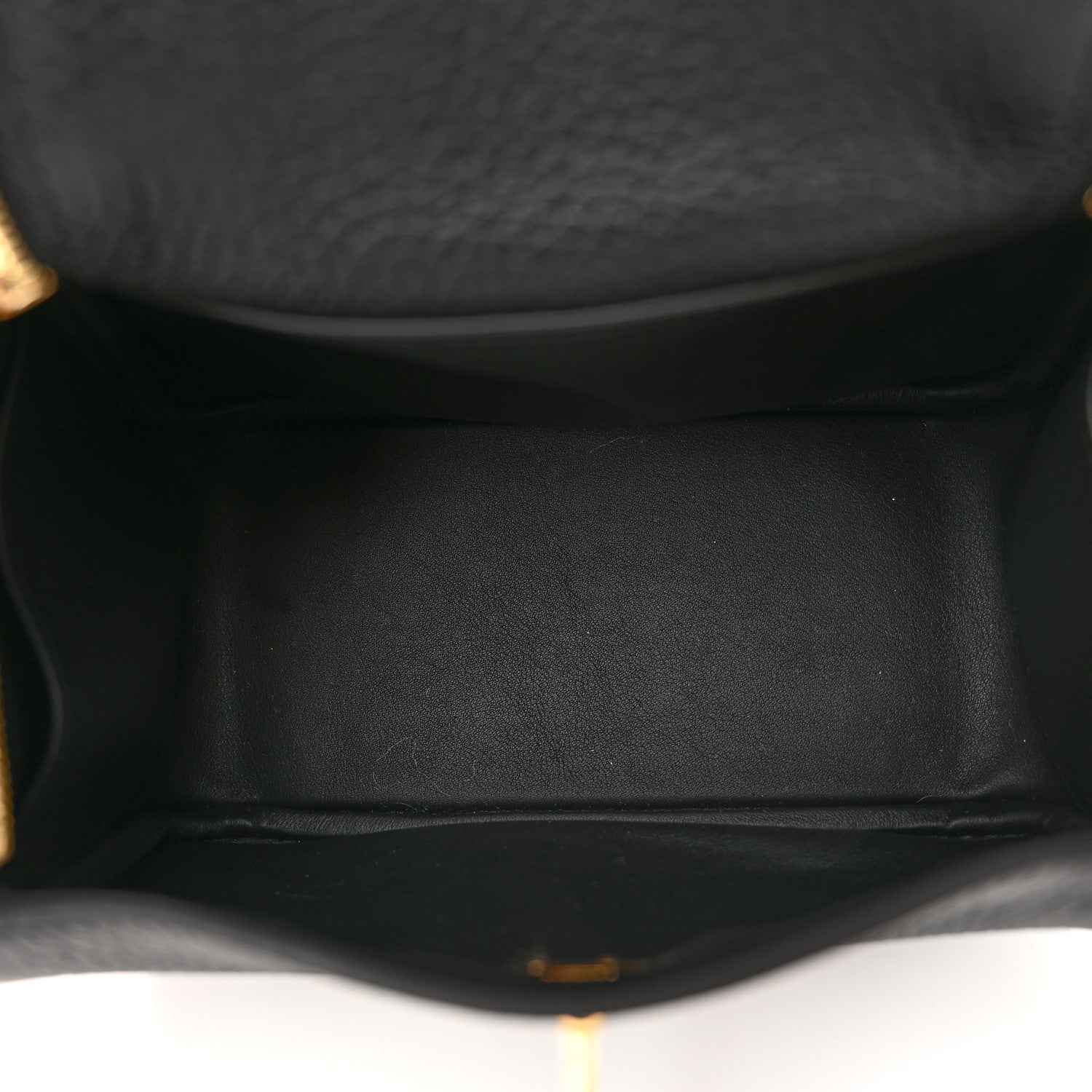 Hermes Taurillon Clemence Mini Lindy 20 Black 5 of 10