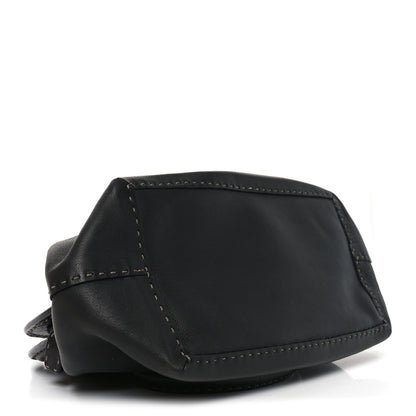 Fendi Calfskin Romano Selleria Adele 1328 Bag Black 4 of 13