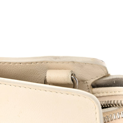 Saint Laurent Smooth Calfskin Heart Embroidered Baby Monogram Downtown Cabas New Milk 20 of 28