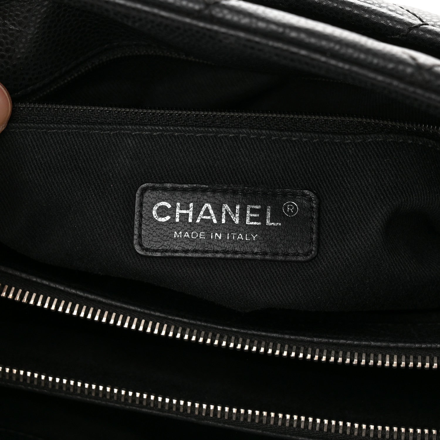 Chanel Caviar Quilted Timeless CC Soft Tote Black 6 of 12