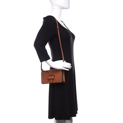 Loewe Grained Calfskin Mini Barcelona Shoulder Bag Tan 2 of 9