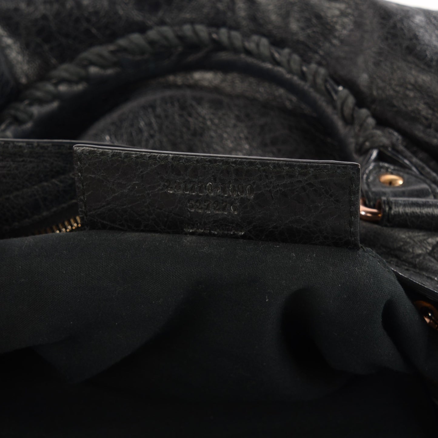Agneau Giant 12 Rose Gold Hardware City Black