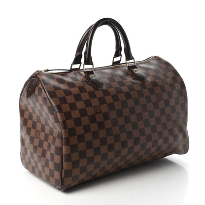 Louis Vuitton Damier Ebene Speedy 35 3 of 10