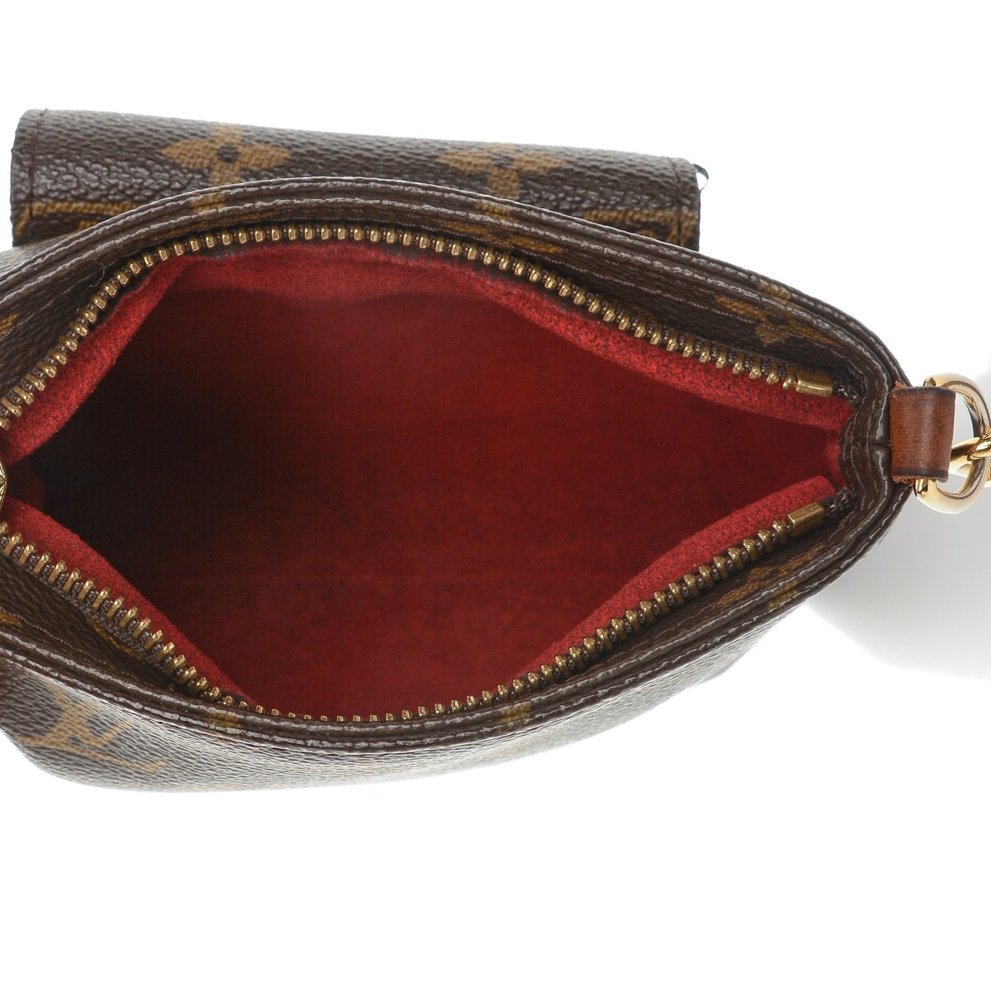 Monogram Partition Wristlet