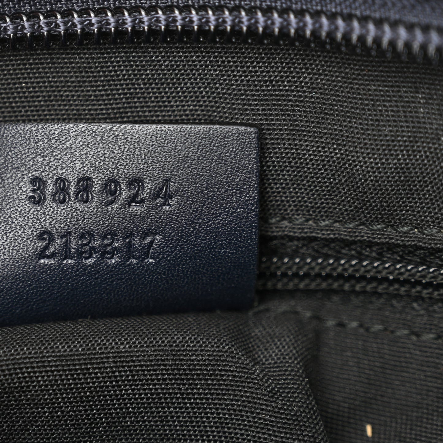 GG Plus Monogram Medium Flat Messenger Bag Navy