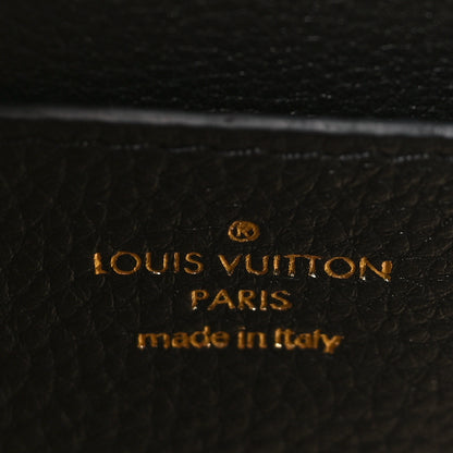 Louis Vuitton Grained Calfskin LV Pont 9 Soft PM Black 6 of 9