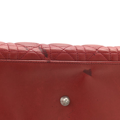 Christian Dior Lambskin Cannage Large Lady Dior Red 13 of 13