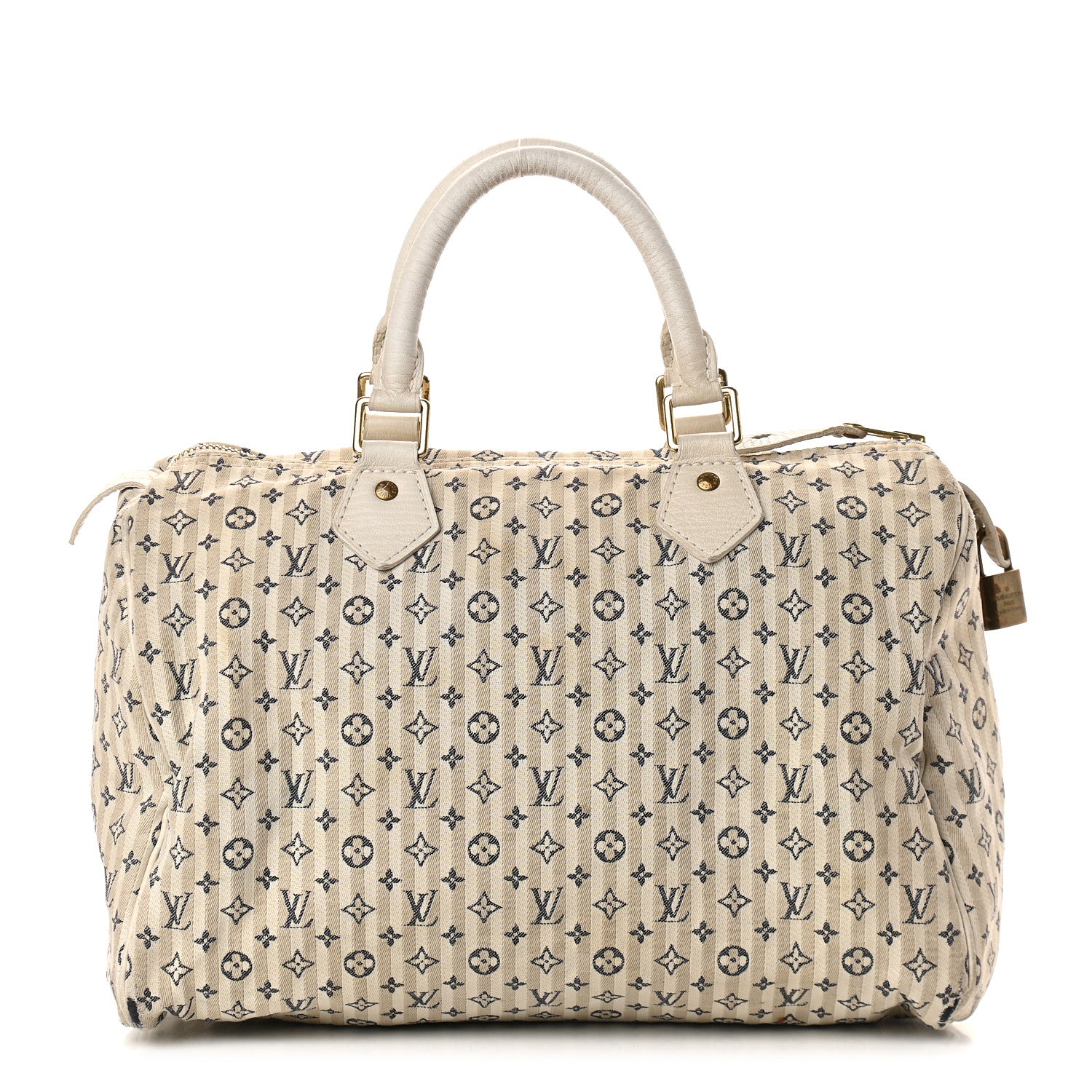 Louis Vuitton Mini Lin Croisette Speedy 30 Blue 1 of 11