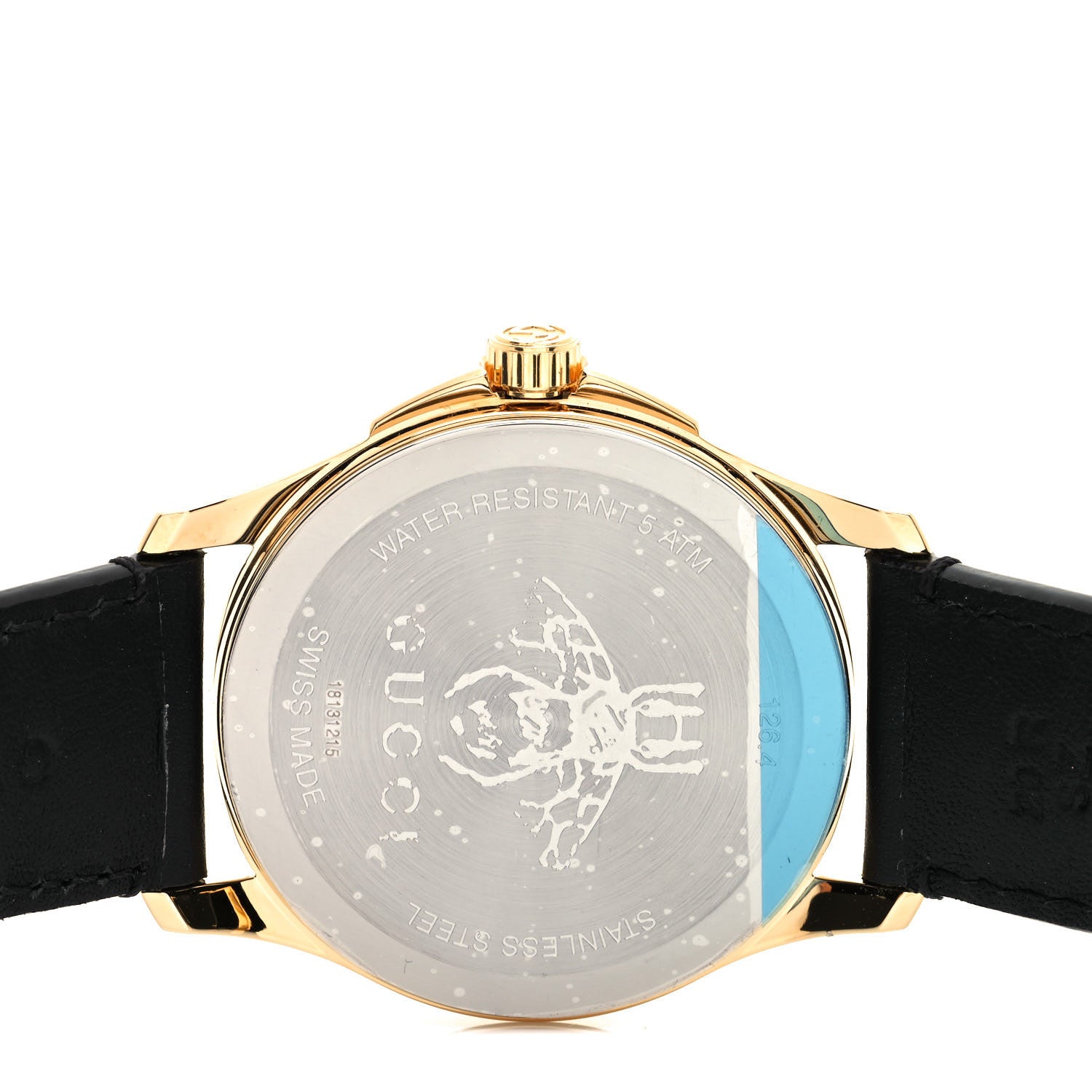 Gucci Stainless Steel Calfskin 38mm G-Timeless Quartz Watch Turquoise 4 of 5