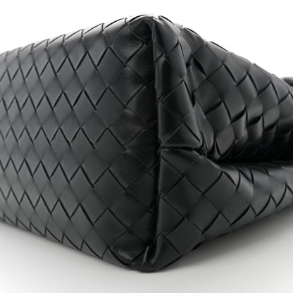 Bottega Veneta Calfskin Intrecciato Medium Andiamo Messenger Bag Black 10 of 11