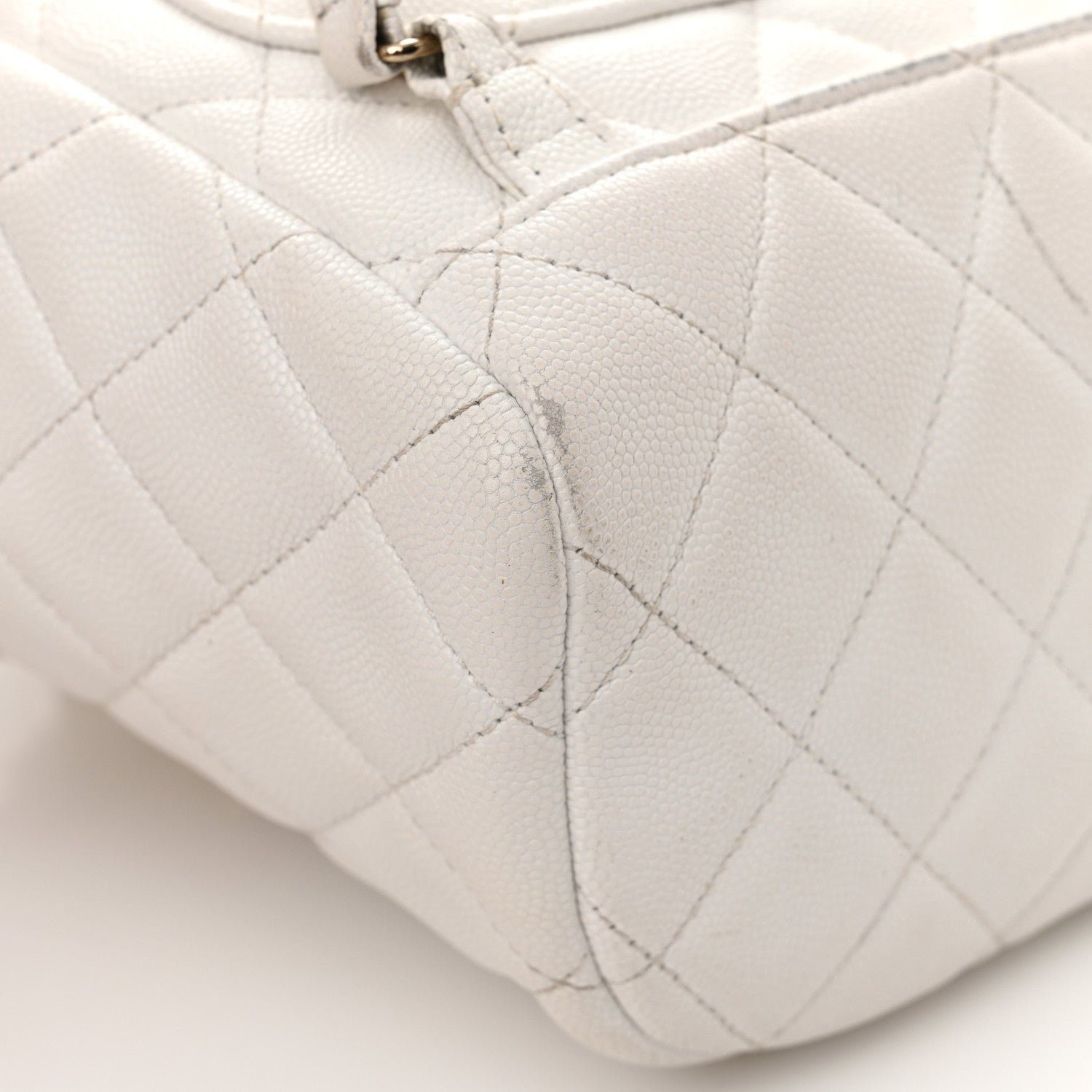 Chanel Caviar Quilted Mini Urban Spirit Backpack White 26 of 30