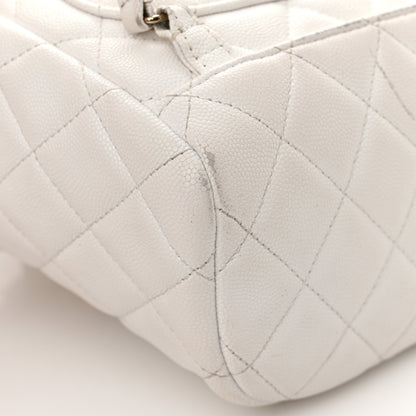 Chanel Caviar Quilted Mini Urban Spirit Backpack White 26 of 30